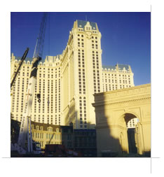 Paris Las Vegas Hotel under construction